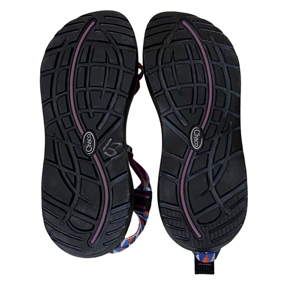 Chaco Purple Multicolor Outdoor Strappy Sandals - Picture 8 of 10
